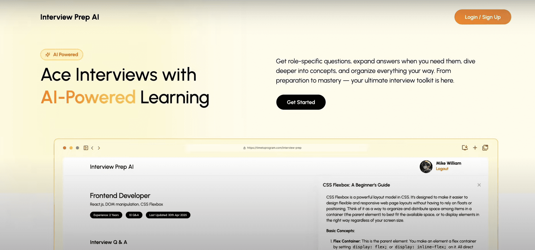 Interview Prep Platform